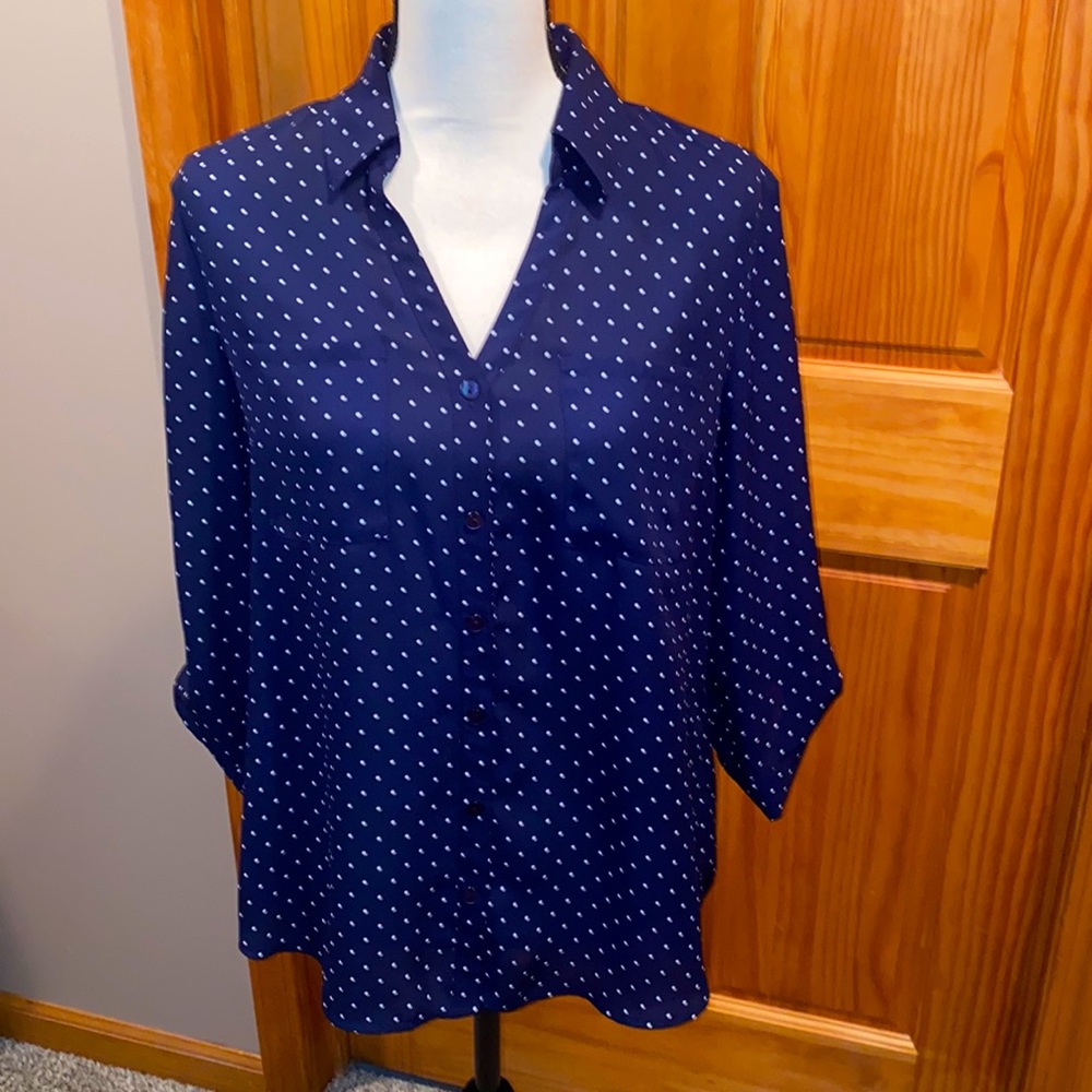 Fortune + Ivy Christelle Button Down Blouse